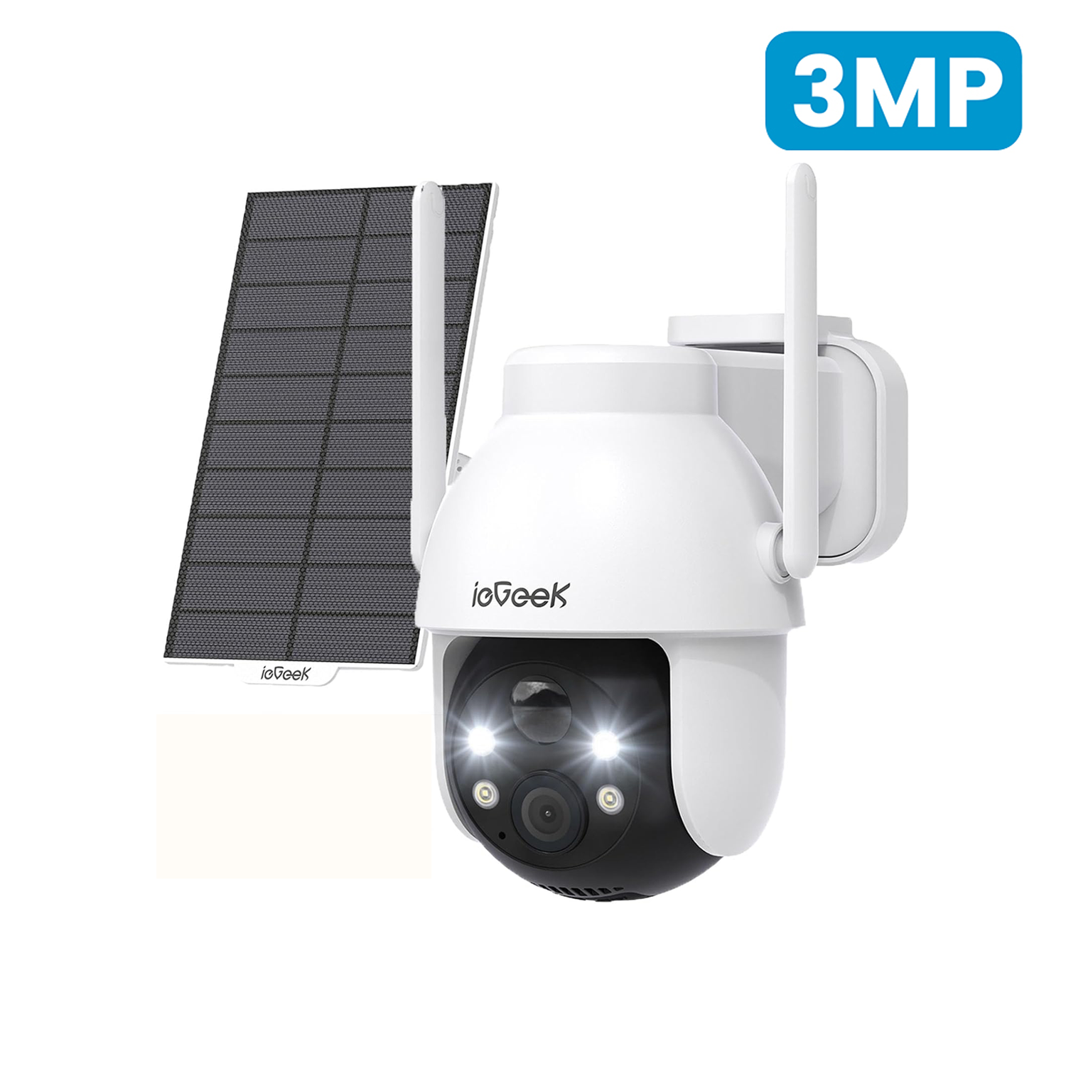 ZY-C2 Solar Powered Camera with Panel | 2K Wire-free – ieGeek