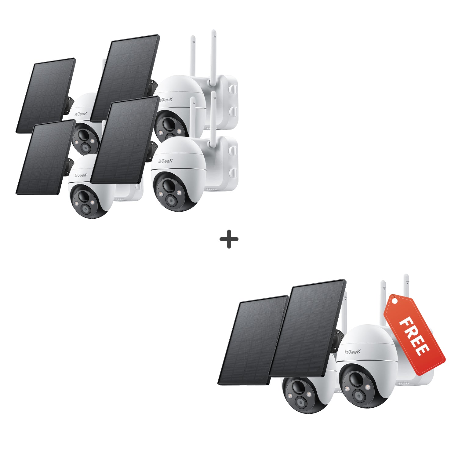 防犯カメラ ieGeeK 5MP PTZ Solar Security Camera Amazon.com : ieGeek 5MP Security Cameras Wireless Outside