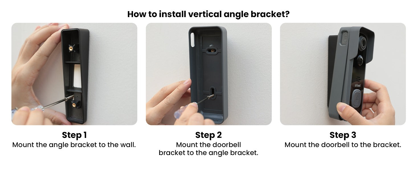 Installation of Vertical Angle Bracket