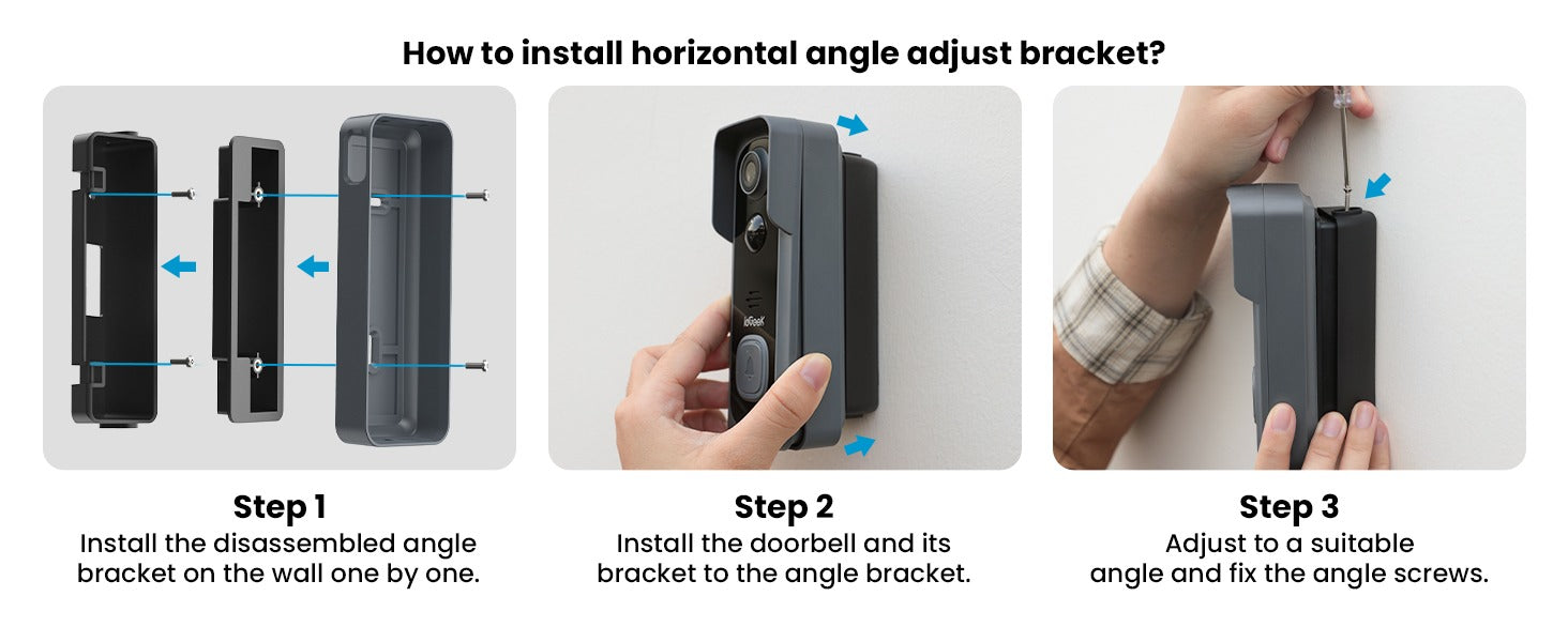 Install Horizontal Angle Adjust Bracket
