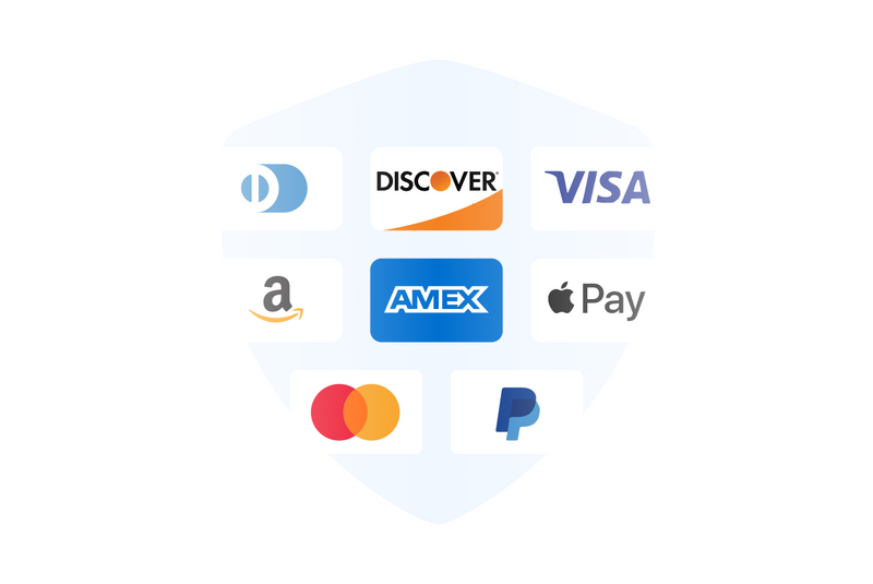 Powered by the most trusted payment providers.