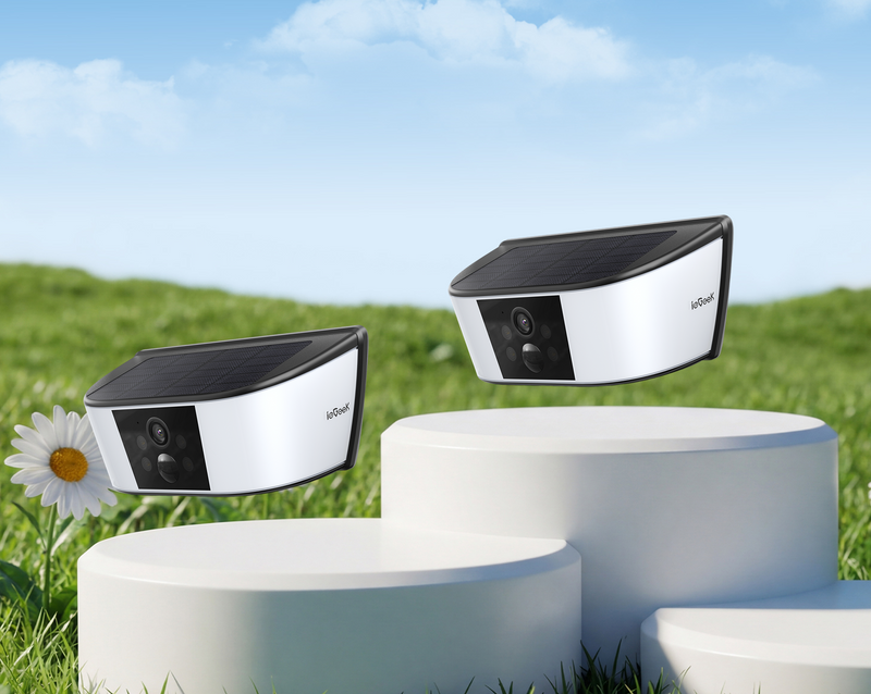 ieGeek Solar Wall Light Camera S4