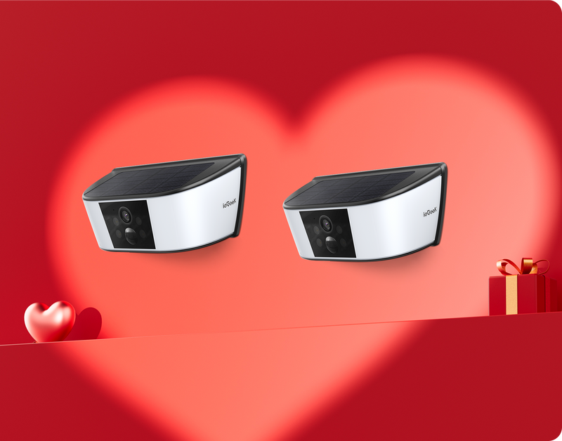 ieGeek Solar Wall Light Camera S4