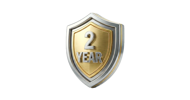 Get a FREE 1-year extension with warranty registration.