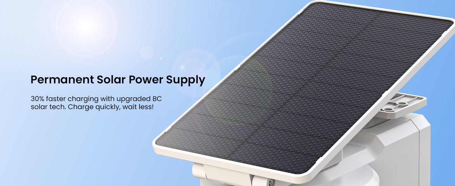 S5 Solar Security Camera with Removable Panel | Never Charge Again – ieGeek