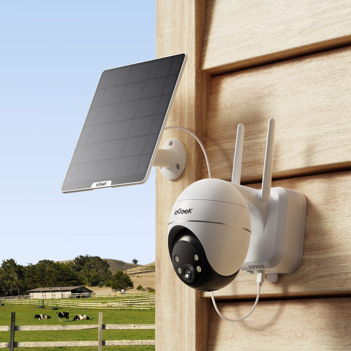 3MP Wireless 24/7 Recording Camera with Auto-Tracking