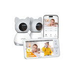 2 Cam+1 Screen(White Cat Ear)