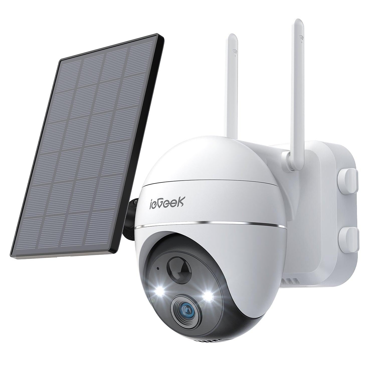 iGeek ZS-GX1S 防犯カメラ ソーラー ZS-GX1S (With Panel) - 2K Solar Security Camera with
