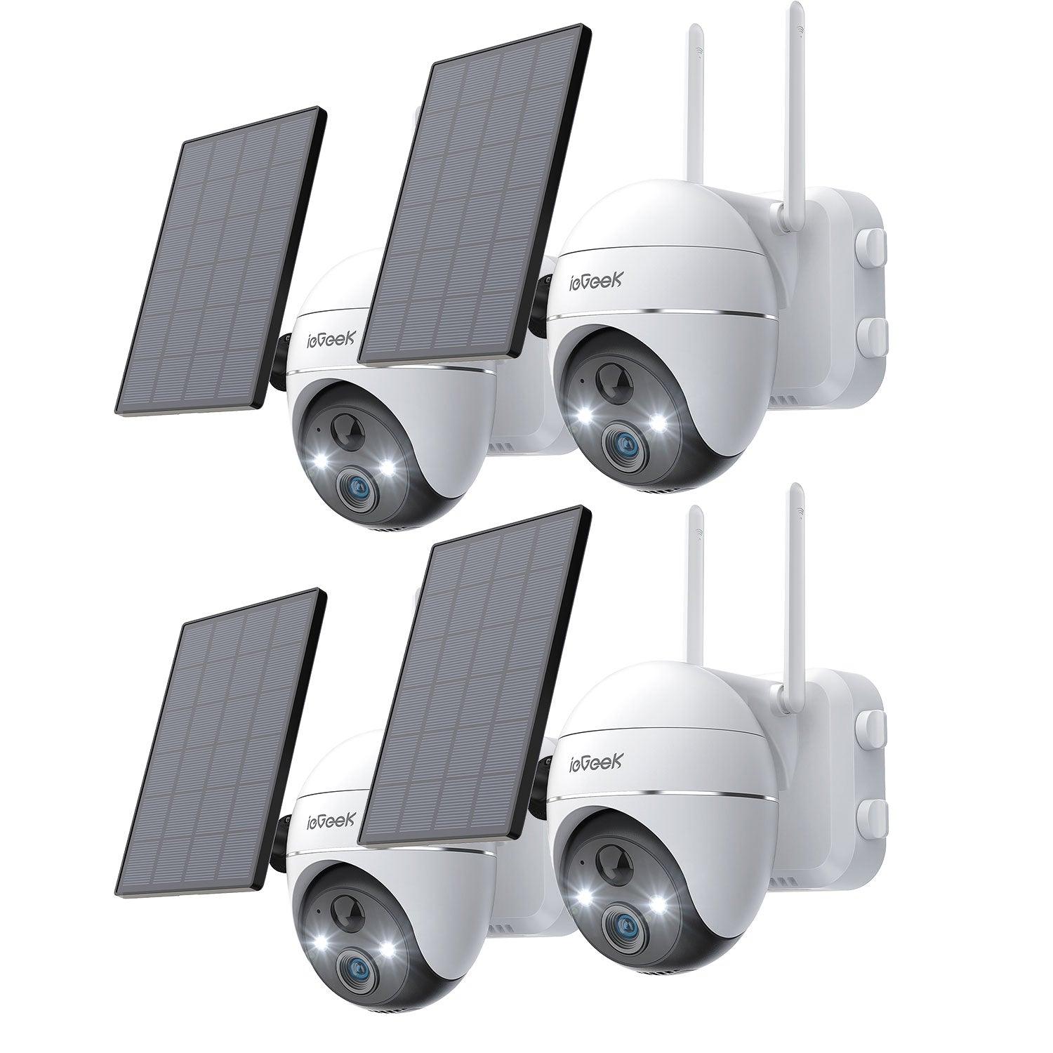 ZS-GX1S (With Panel) - 2K Solar Security Camera with